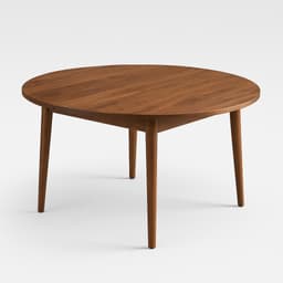 Room & Board Ventura 48-inch Round Extension Table Walnut