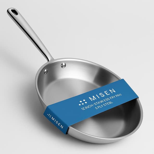 Misen 12-Inch Stainless Steel Frying Pan