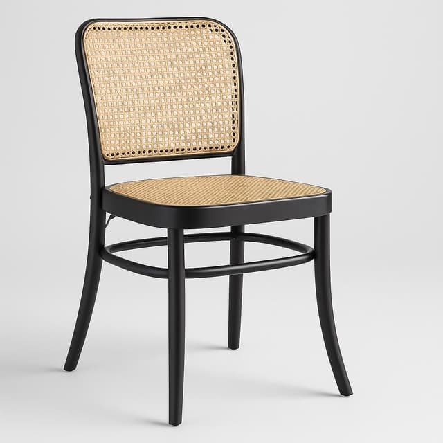 Modway Dining Side Chair with Cane Rattan Seat