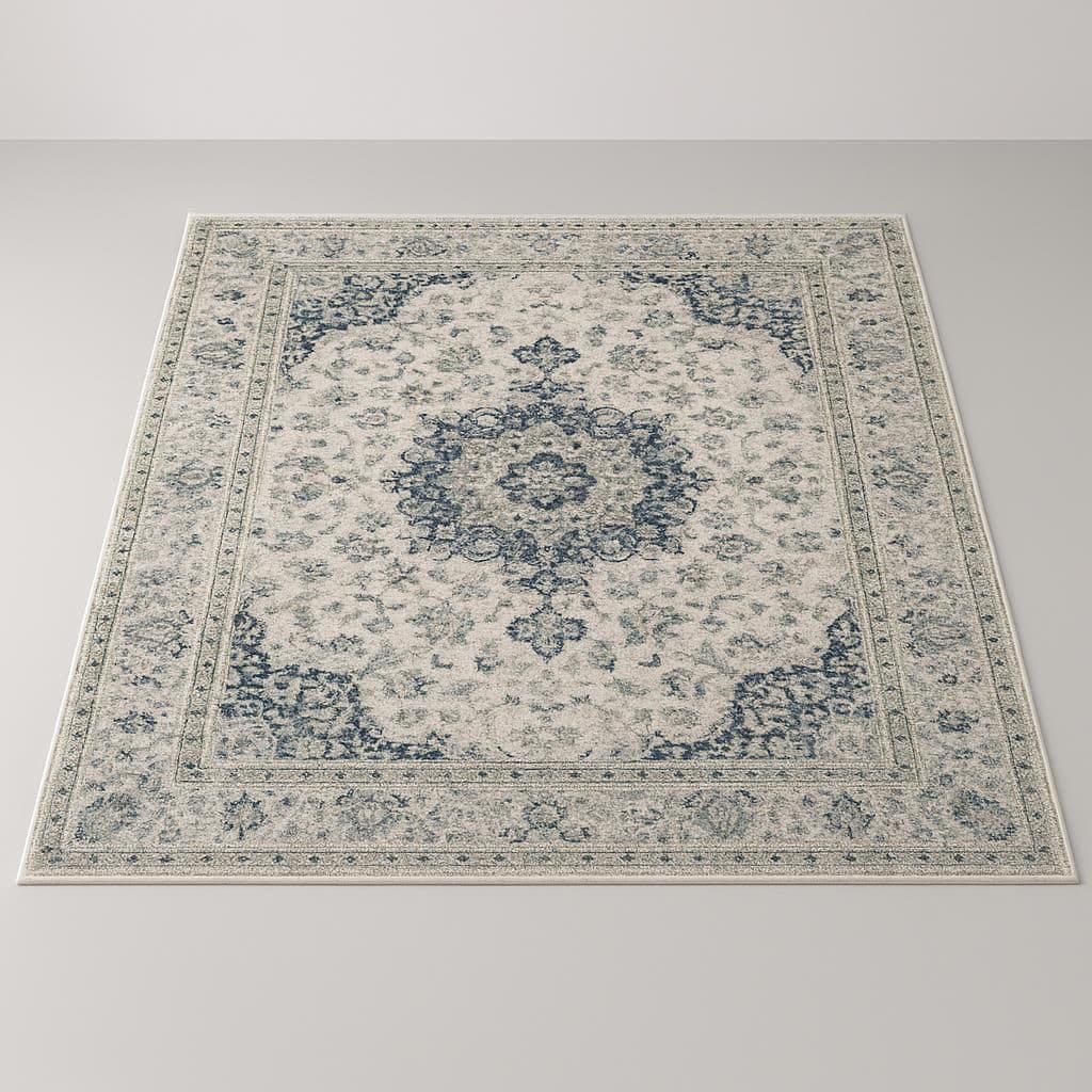 Safavieh Madison Collection Snowflake Medallion Distressed Area Rug 8x10