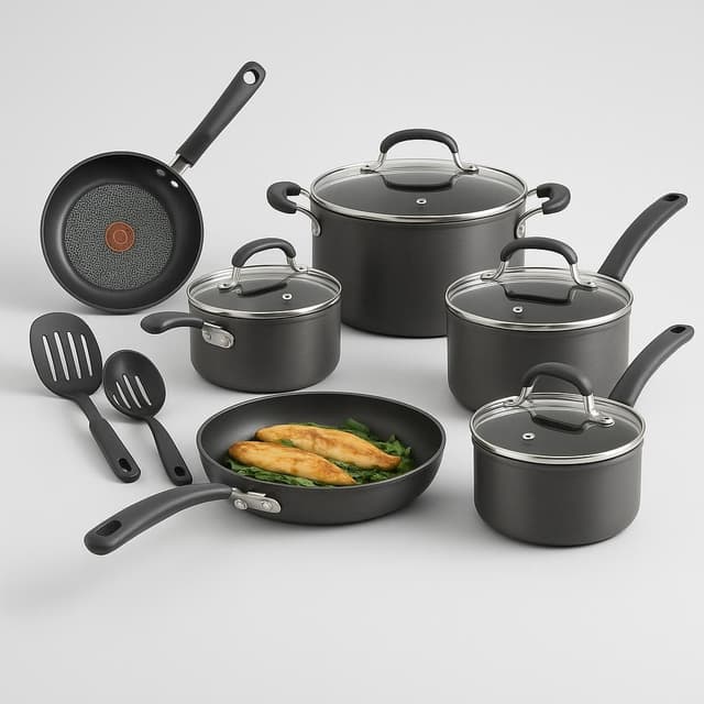 T-fal Ultimate Hard-Anodized Nonstick 12-Piece Cookware Set