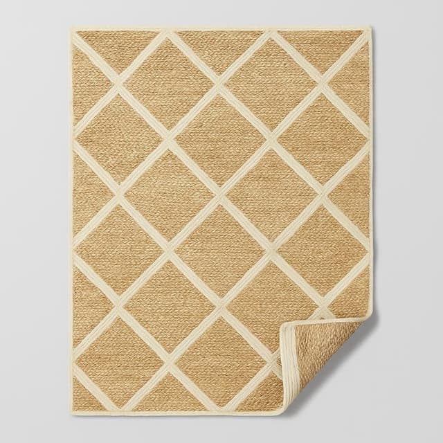 nuLOOM Affton Coastal Honeycomb Jute Area Rug 5x8